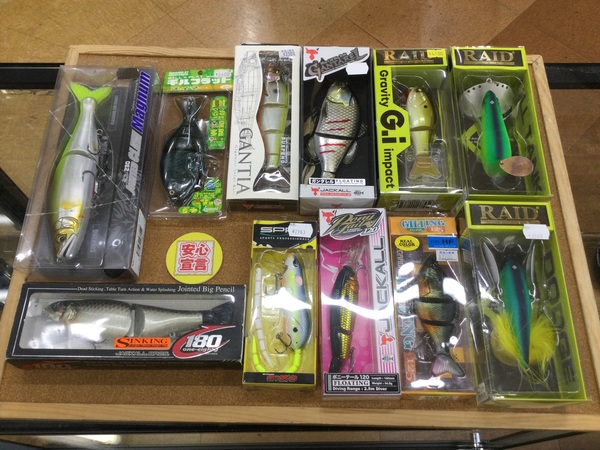 （本日の買取情報）各種ルアー　買取入荷いたしました！（寝屋川店）サムネイル