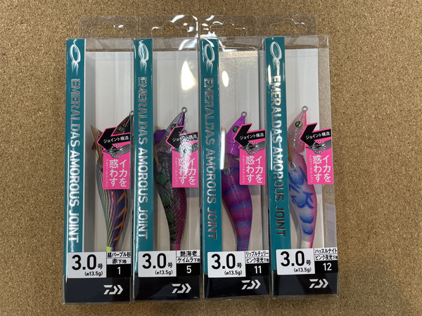 【☆製品入荷情報☆りんくうシークル店】「ダイワ エメラルダス アモラスジョイント 3.0号 など…」入荷致しました！サムネイル