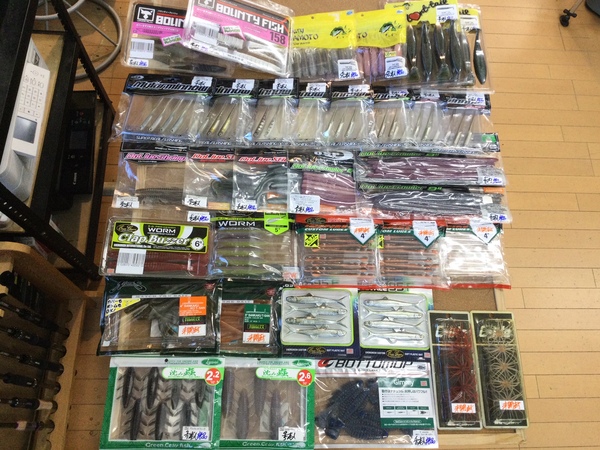 【最新釣具買取情報】「人気メーカーのワーム多数！」買取り入荷致しました。（つりどうぐ一休　葛の葉店）サムネイル