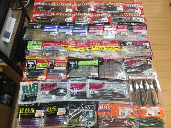 【最新釣具買取情報】「人気メーカーのワーム多数！」買取り入荷致しました。（つりどうぐ一休　葛の葉店）サムネイル